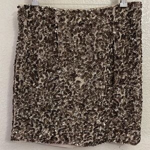 Vince Gunmetal Sequin Mini Skirt • Size 2